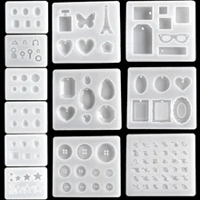 1 шт. Подвеска для изготовления DIY прозрачная УФ-смола жидкий силикон комбинированные формы для DIY изготовления аксессуаров