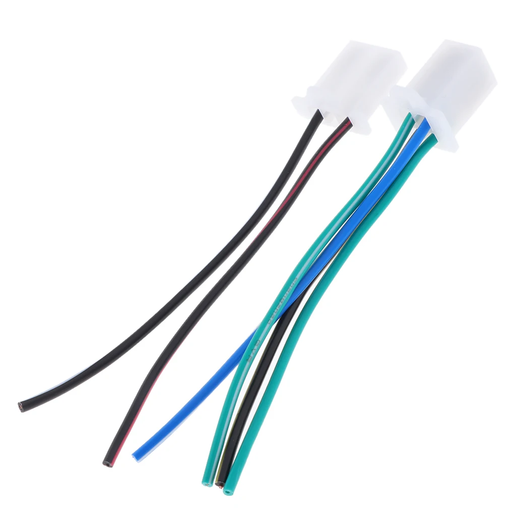 Igniter Connection Cable Assembly Motorcycle Engine Parts 2pcs Ignition Wires with Two-hole and Four-hole for CG125