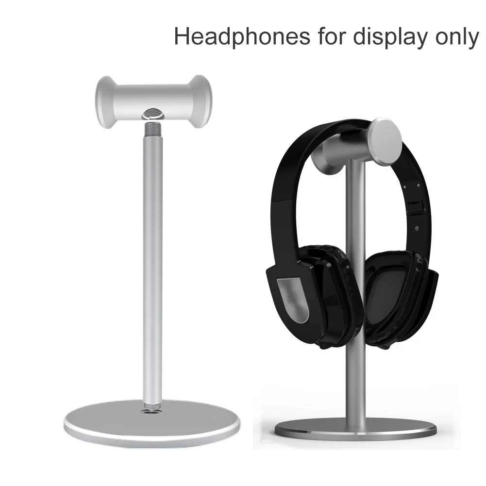 Table Top Headphone Hanger Aluminum Alloy Space Saving Freestanding Desk Display Home Headset Holder Multipurpose Anti Slip