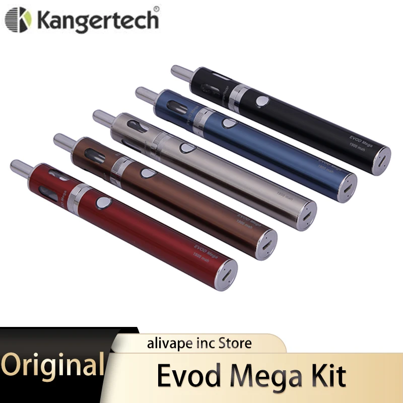 Набор для вейпа Kangertech EVOD mega 1900 мАч аккумулятор Evod Mega с атомайзером 2 5 мл |