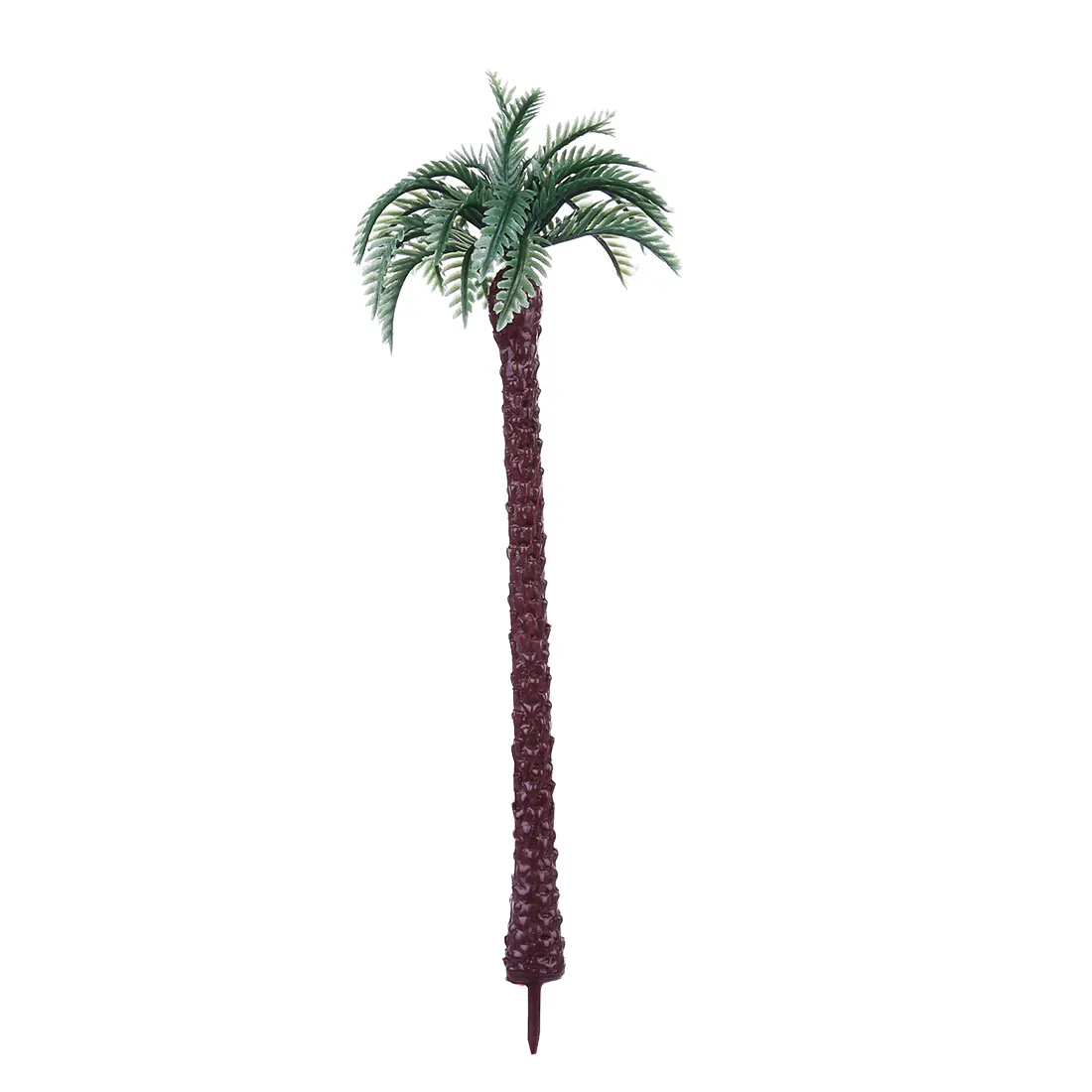 10 шт. 19 см пластиковые кокосовые пальмы поезд железнодорожная архитектура диорама Дерево Модель деревья для Diy миниатюрный пейзаж