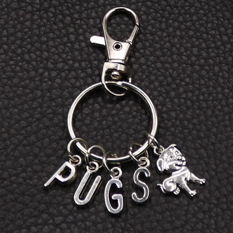 Pug keychain Dog Lobster Owner Gift Stocking Filler Puppy Stuffer Gifts Lover | Украшения и аксессуары