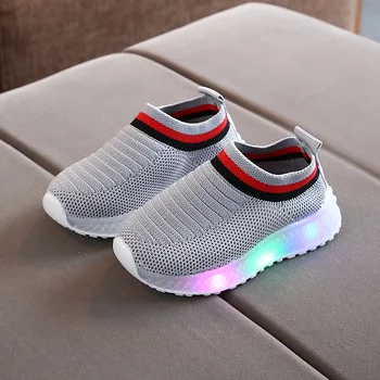 

Children Shoes Baby Boy Girl Shoes LED Light Luminous Fashion Sport Sneakers Casual Walkers Shoe