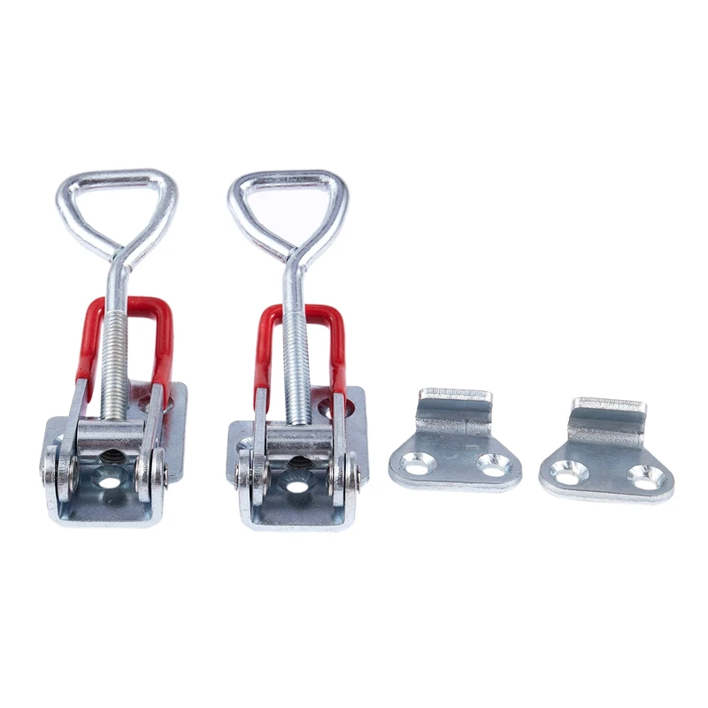 

Cabinet Lever Handle Toggle Catch Latch Lock Clamp Hasp 2 Pcs