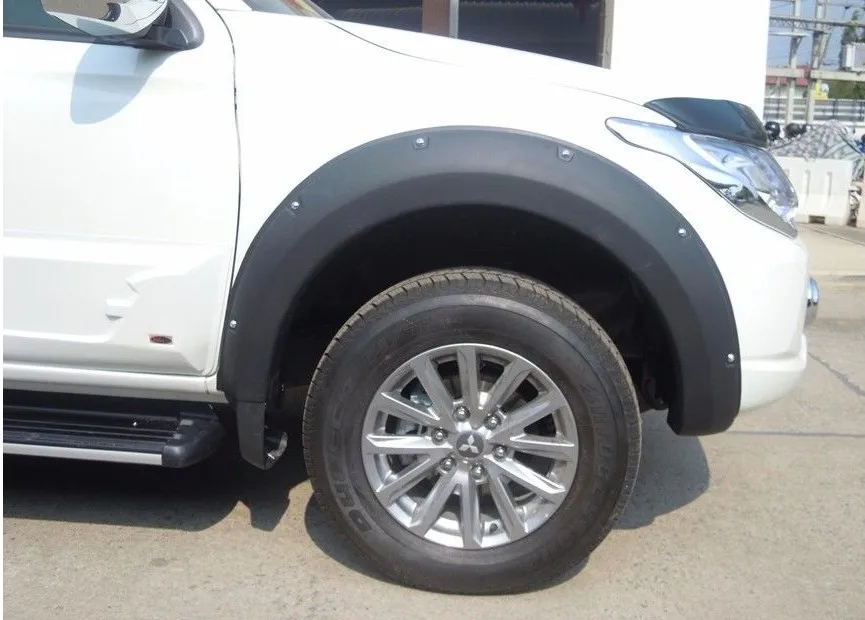 ABS колеса арки крыло FlareFor Mitsubishi L200 Triton 2006 2007 2008 2009 2010 2011 2012 2013 стайлинга автомобилей