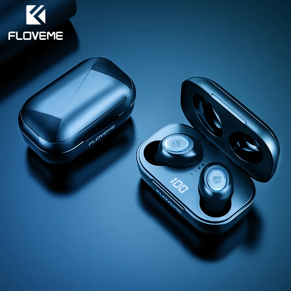 Беспроводные наушники FLOVEME HiFi стерео звук TWS Bluetooth 5 0 для смартфона спортивная