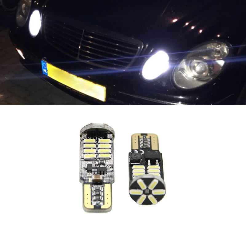 Canbus T10 W5W LED Car Parking Lights Wedge Side Light For Mercedes