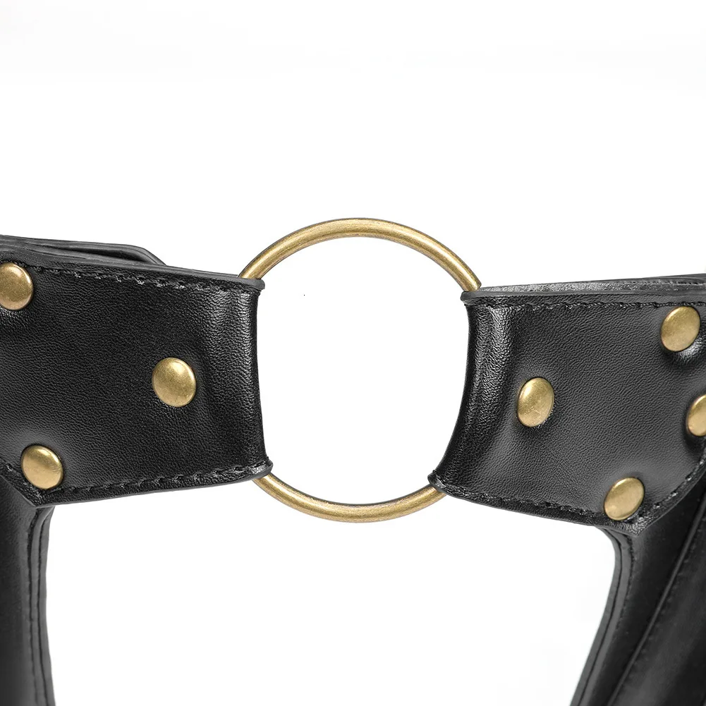 BXX/пара панк Chestpack Ретро сумка через плечо рок для мужчин и женщин Готический Фанни пакеты заклепки нагрудная сумка мотоцикл ног пакет ZA2159