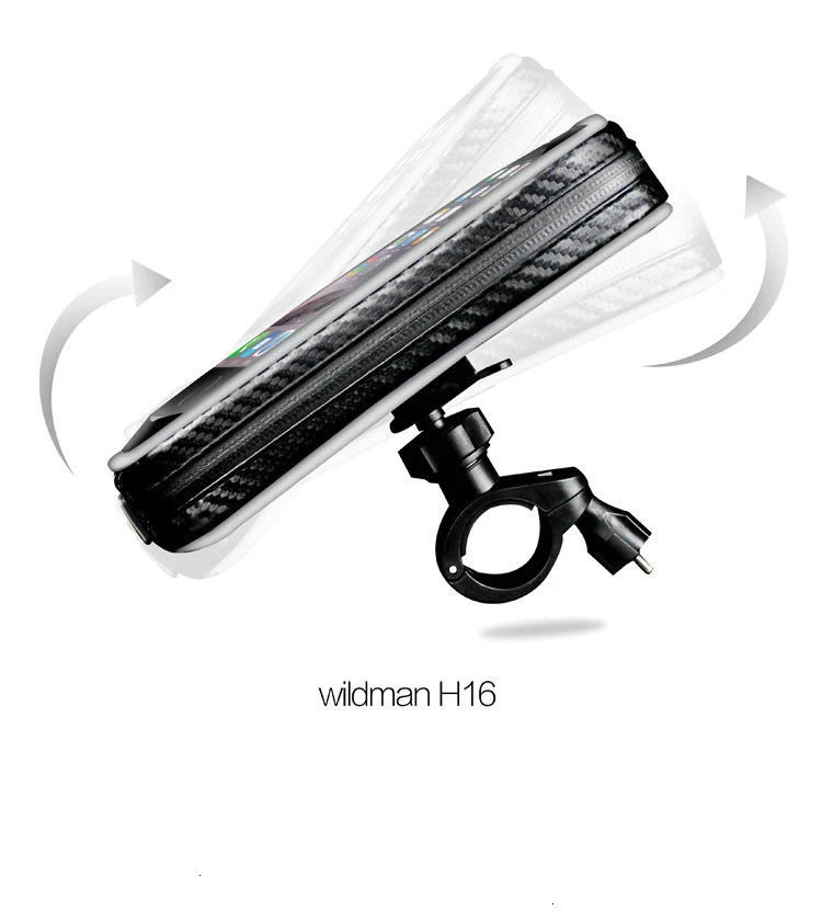 Bike Bicycle Phone Bag Rainproof TPU Touch Screen Cell Phone Holder Bicycle Handlebar Bags MTB Frame Pouch Bag 2017 (9)