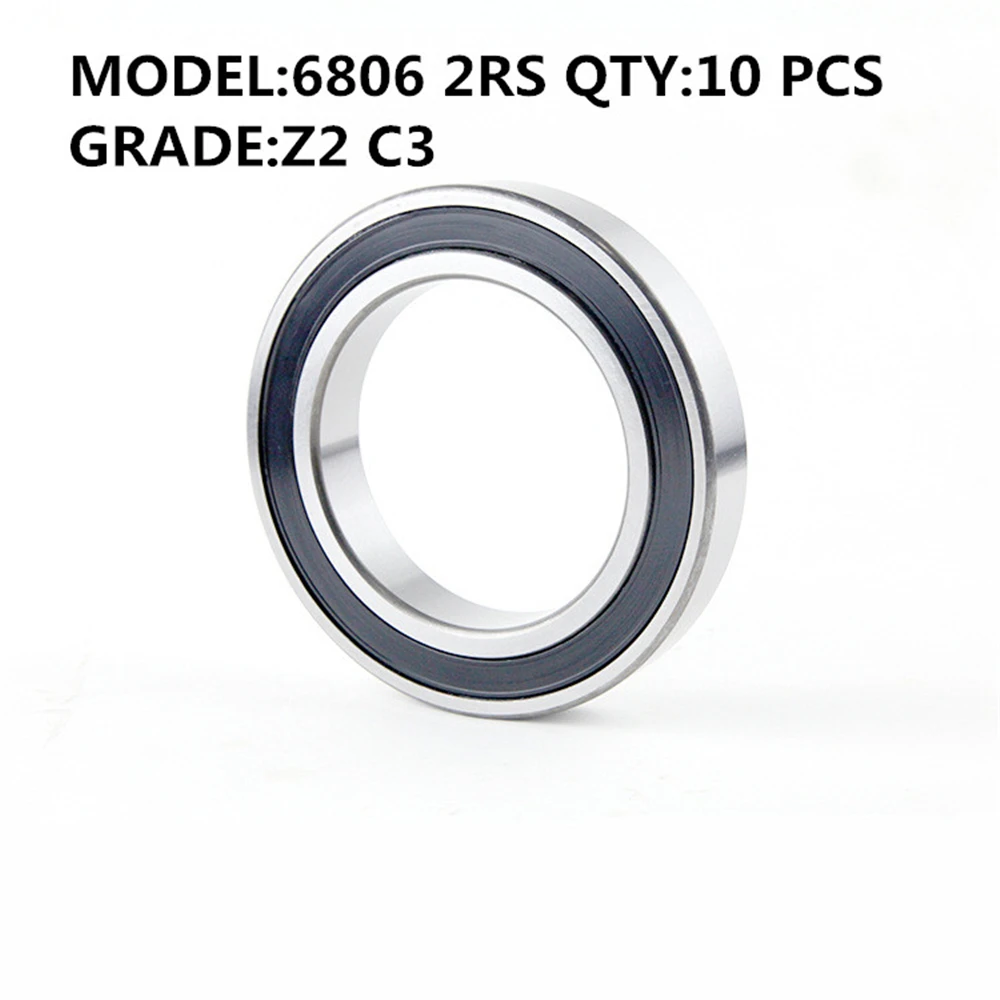6806 2RS Радиальный подшипник GCR 15 класс Z2 C3 30*42*7 мм тонкий раздел RS шарикоподшипник