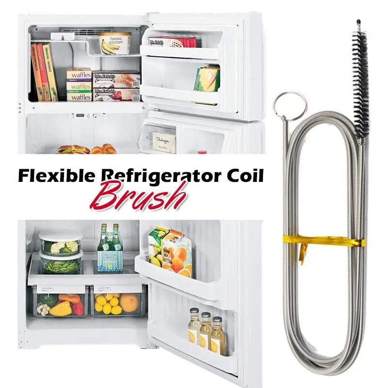 Multifunctional Freezer Refrigerator Coil Cleaning Tool Refrigerator Coil  Brush