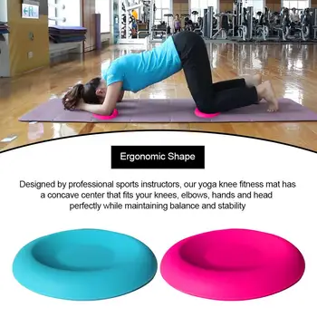 

Yoga Knee Pad Silicone Knee Pad Portable Thickened Non-slip Knee Elbow Support Cushion For Joint Soreness Improving