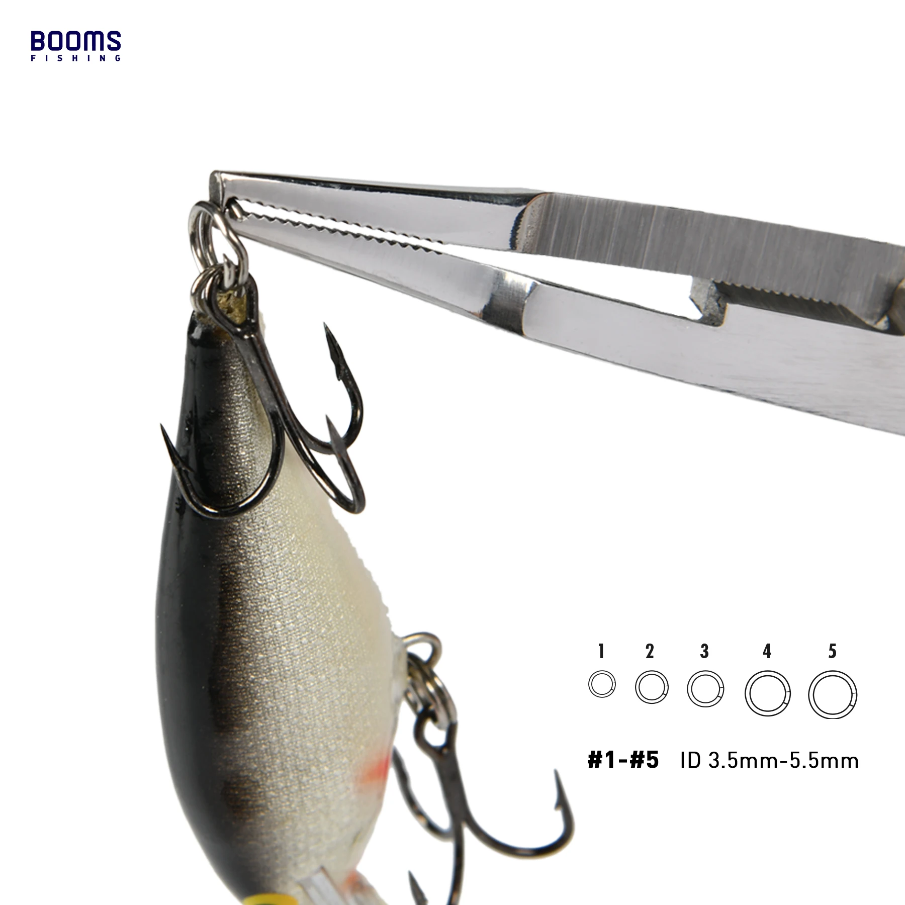 Booms Fishing H01 Multifunctional Fishing Pliers Scissor Stainless