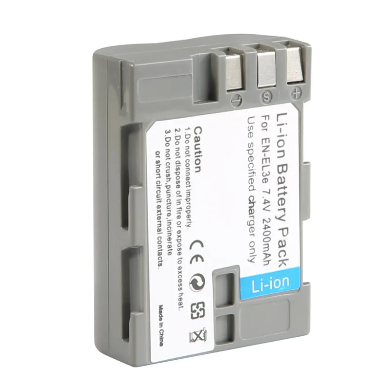 Efluky EN-EL3e RU EL3e Замена Батарея 7,4 V 2400mAh для Nikon D50 D70s D80 D90 D100 D200 D300s D700 цифровых зеркальных камер