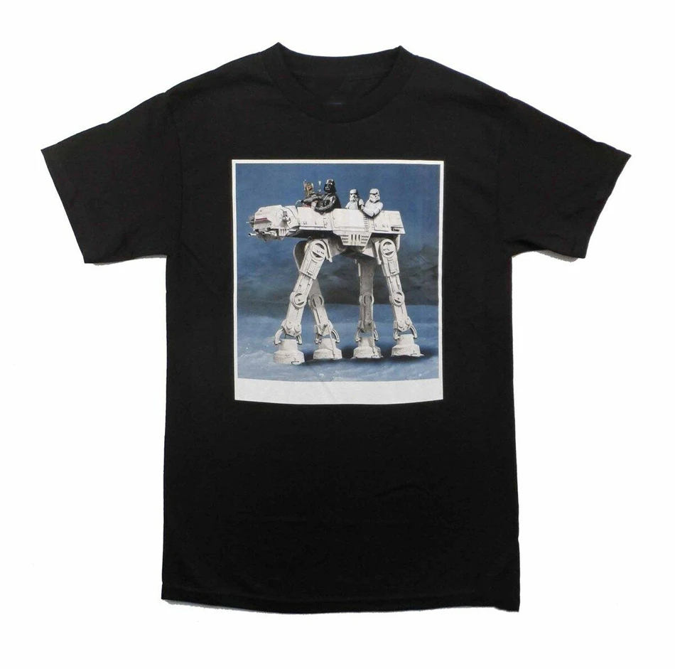 Star Wars At-At Darth Vader Boba Fett Sith Empire Licensed Adult T-Shirt Plus Size Tee Shirt |