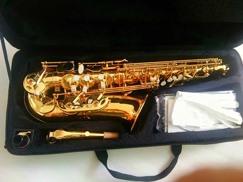 Альт-саксофон оптом-Горячая Распродажа альт-саксофон Eb Golden Sax профессиональные
