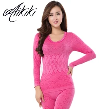 Женское термобелье, большие размеры, пижама, комплект одежды для сна, зимние теплые кальсоны, комплект термобелья, термо нижнее белье для женщин