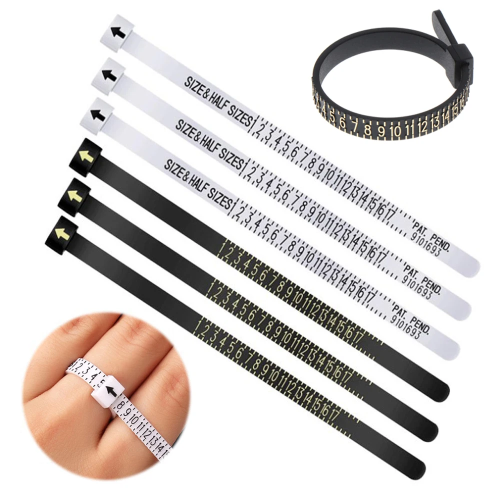 

Ring Sizer UK/US/EU/JP Official British/American Finger Reusable And Lightweight Nice Measure Gauge Men and Womens Sizes A-Z