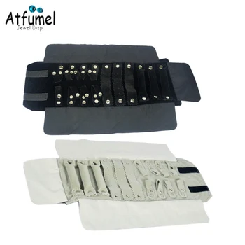 

Wholesale Jewelry Roll Organizer Bag Carrying Case Travel Storage Case Pouch for Necklaces Rings Bracelet Portable Practical Bag