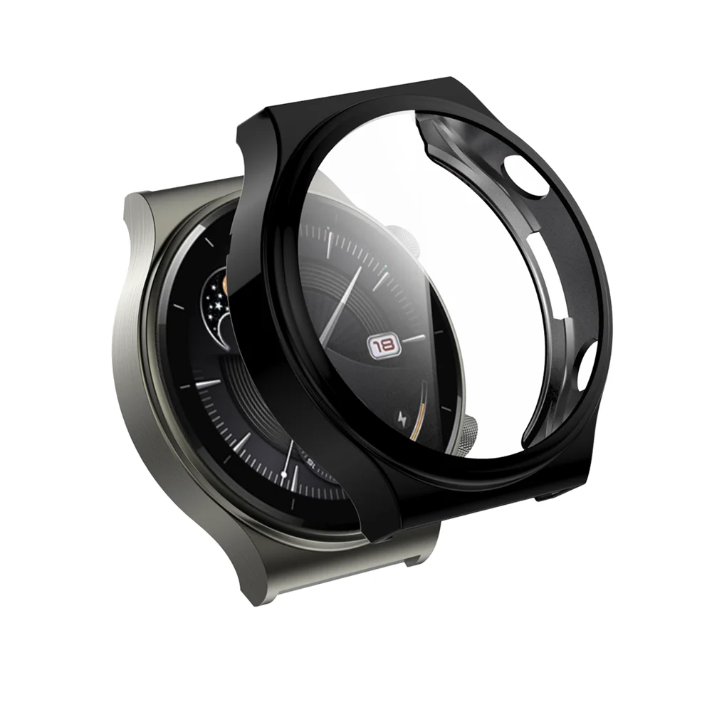 Premium 360° Protective Case Cover for Smartwatch - TPU Screen Shield and Frame