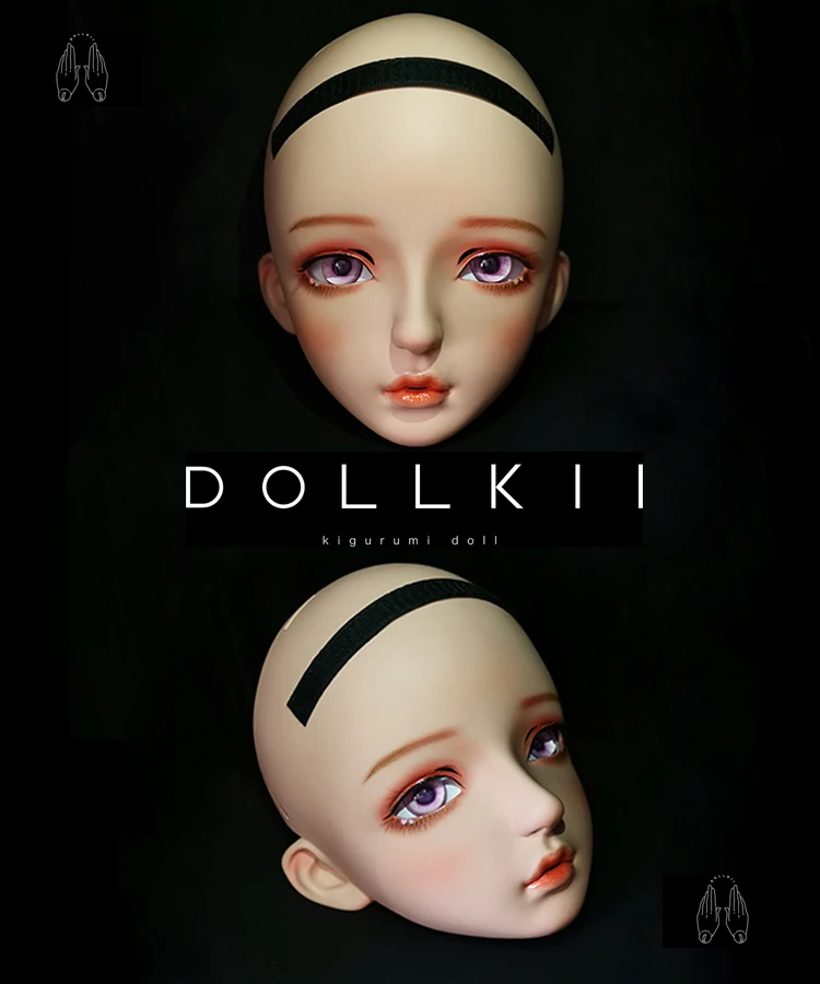 Dollkii 14) Женская Девушка кремнезема Косплей BJD переодевание кигуруми Голова маска Аниме ролевые игры вечерние Трансвестит кукольная маска