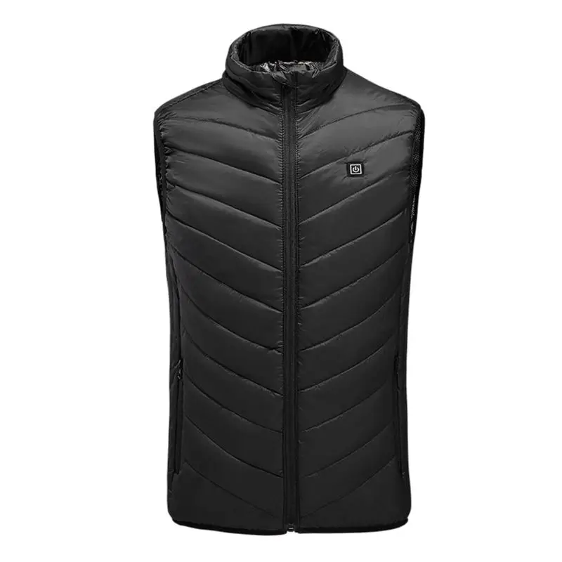 

Outdoor Men Electric Heated Vest USB Heating Sleeveless Vest Winter Thermal Coat