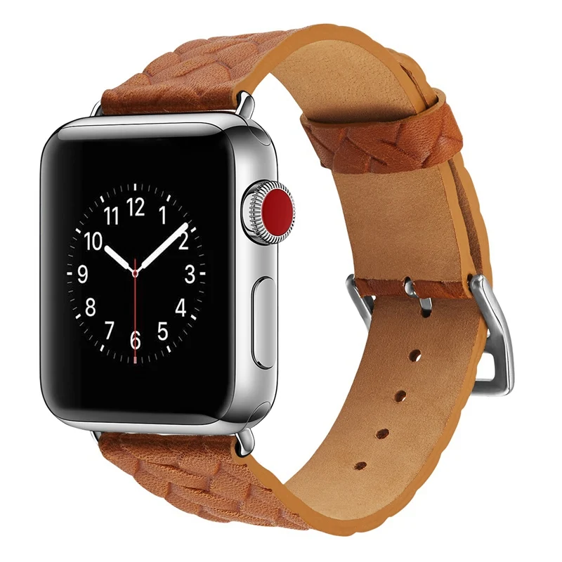Ремешок из натуральной кожи для Apple Watch band 4 3 iwatch 42 мм 38 мм 44 мм 40 мм pulseira correa браслет умные часы аксессуары петля