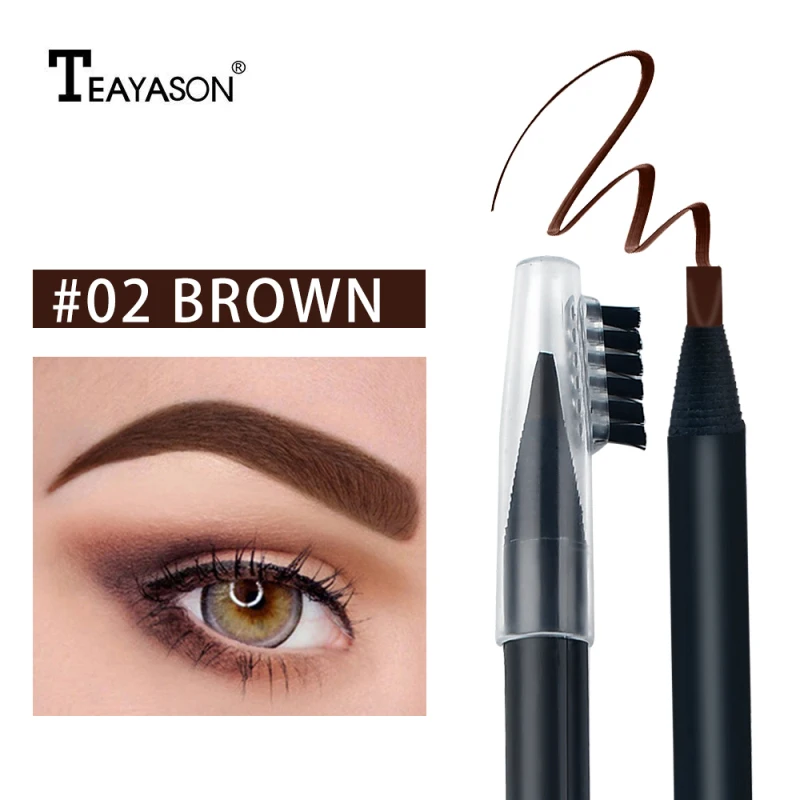 TEAYASON Eyes Makeup Eye Brow Dye Cream карандаш стойкий водонепроницаемый влагостойкий коричневый оттенок Краска Карандаш для бровей TSLM1 - Цвет: 02