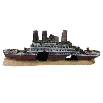 

Titanic Lost Wrecked Boat Ship Aquarium Decoration Ornament Wreck Ornaments Used For Aquarium Decoration And Landscaping