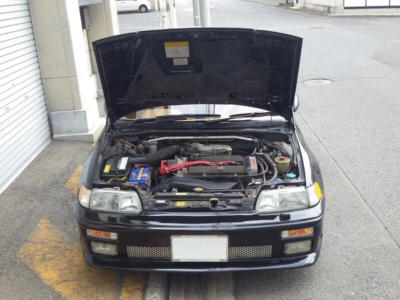 

for 1987-1992 Honda CR-X EF7 Coupe Front Bonnet Hood Modify Gas Struts Carbon Fiber Spring Damper Lift Support Absorber