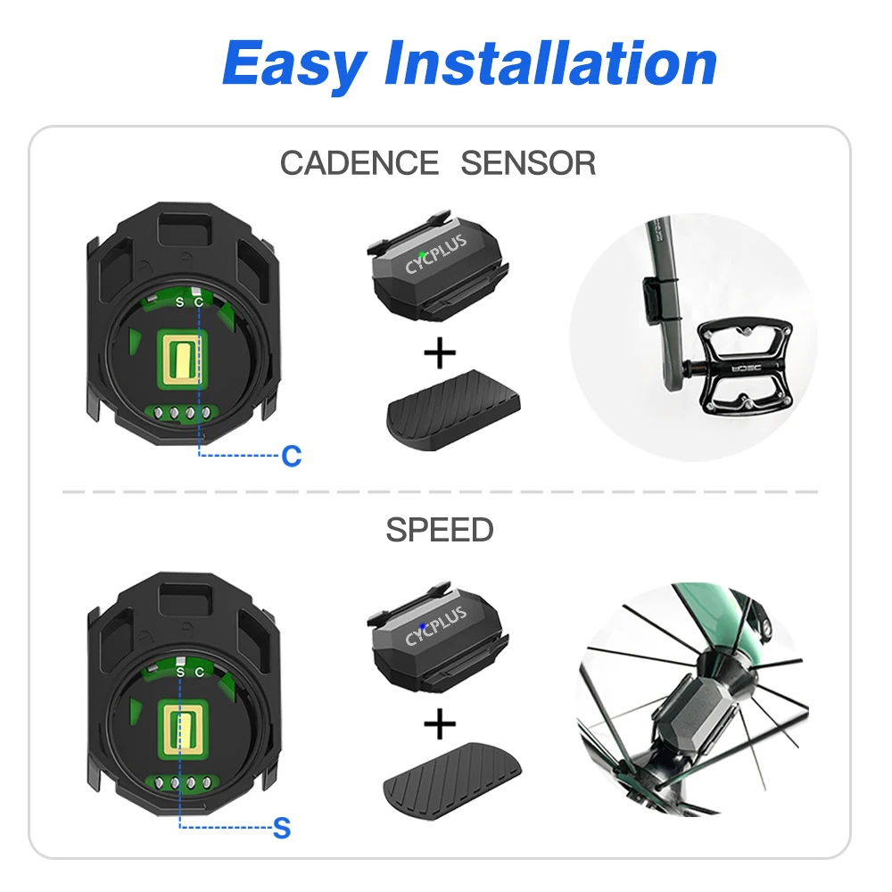 Велокомпьютер CYCPLUS датчик скорости и частоты вращения педалей Bluetooth 4 0 ANT + для Garmin