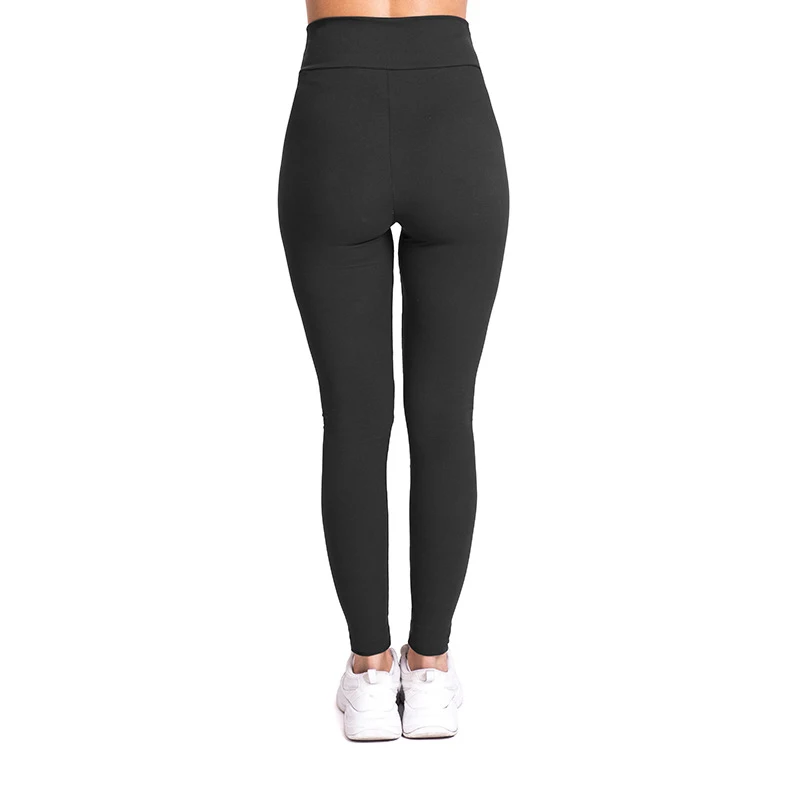 S-XXXL Sport Pants Plus Size Shapewear High Waist High Elastic Slimming Leggings Solid Red Sportwear  Workout Women 1PC 2020 New fleece leggings