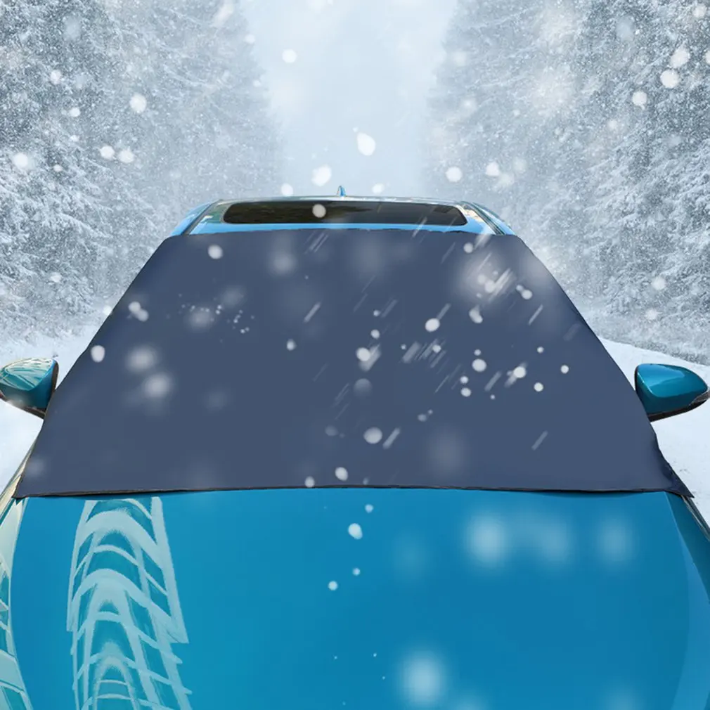 Pare-neige magnétique pour véhicules, pare-brise de voiture, couverture de  neige, anti-gel automobile, coupe-vent - AliExpress