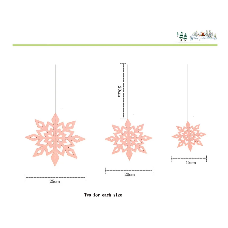 6 шт. Sentiu Floco De Neve Do Floco De Neve De Natal Festa De Natal Casamento Каса Декор Cena Diy Ornamento Decorao Do Partid