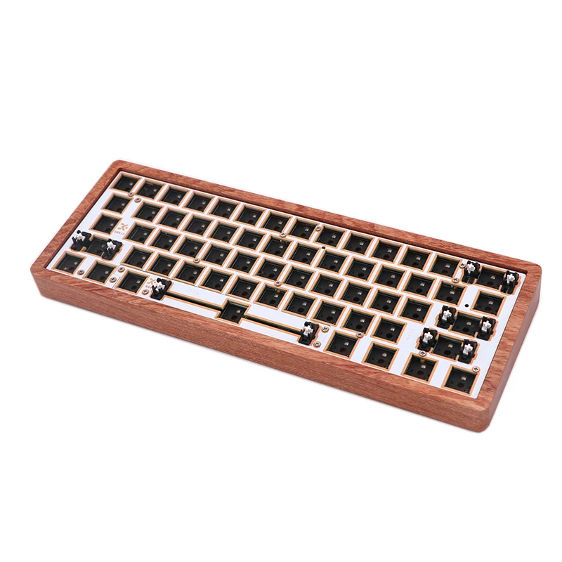 Клавиатура Механическая Keypro GK61 GK61X RGB 60%, 61 клавиша, горячая  Распродажа, переключатель RGB, светодиоды, Проводная Механическая  клавиатура типа c gh60, Деревянный чехол с ЧПУ - купить по выгодной цене |  AliExpress