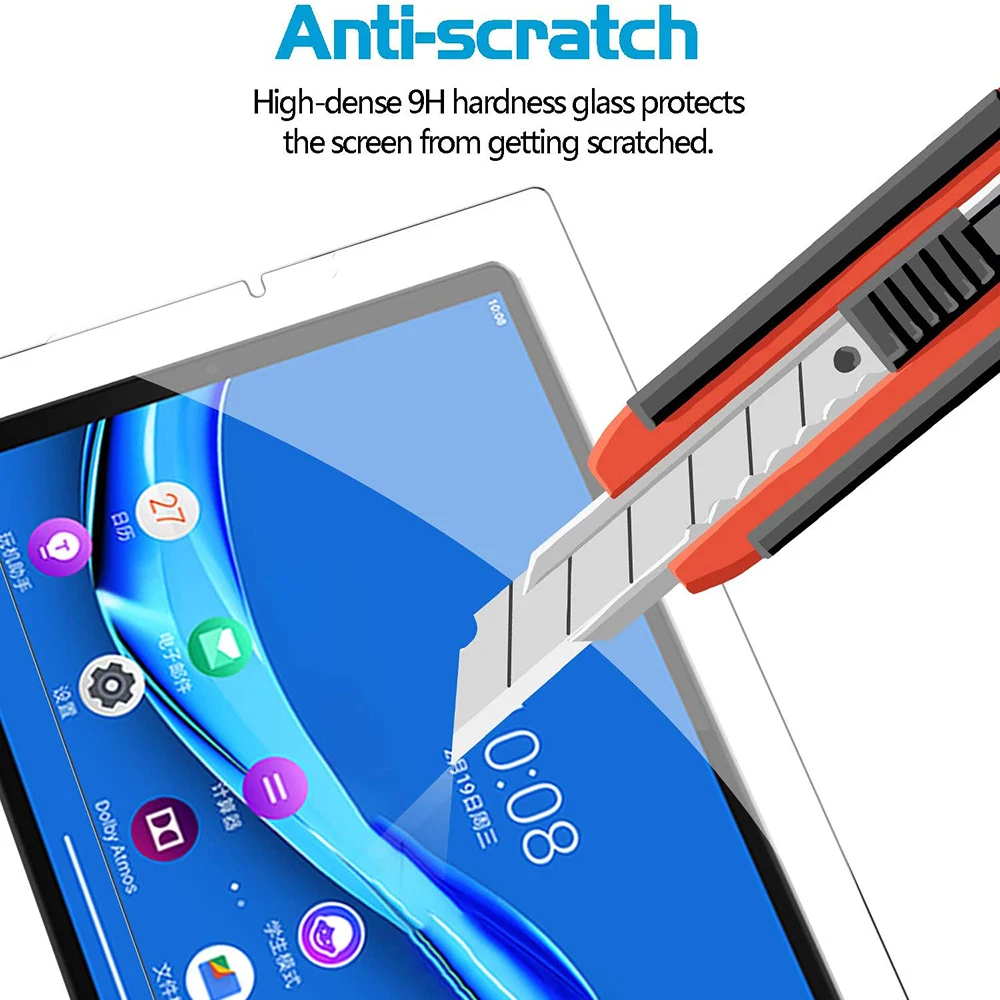 For Lenovo TAB M10 PLUS TB-X606F/TB-X606X 10.3 Inch - 9H High Quality Tablet Tempered Glass Screen Protector Film