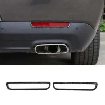

Fit For Dodge Challenger 2015+ Car Rear Fog Light Lamp Frame Stickers Exterior Car Molding Accessory