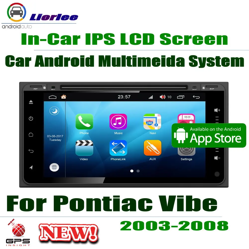 7 дюймовый HD 1080P IPS ЖК экран Android 8 Core для Pontiac Vibe 2003 ~ 2008 автомобильное радио BT 3G/4G WIFI