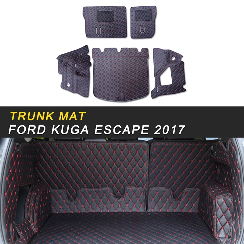 

Trunk Mat Pad Tray Carpet Cushion Interior Accessories For Ford KUGA Escape 2017 2018 Car Styling