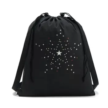 

Women Girls Drawstring Sports Shoe Dance Bag Schoolbag Storage Backpack