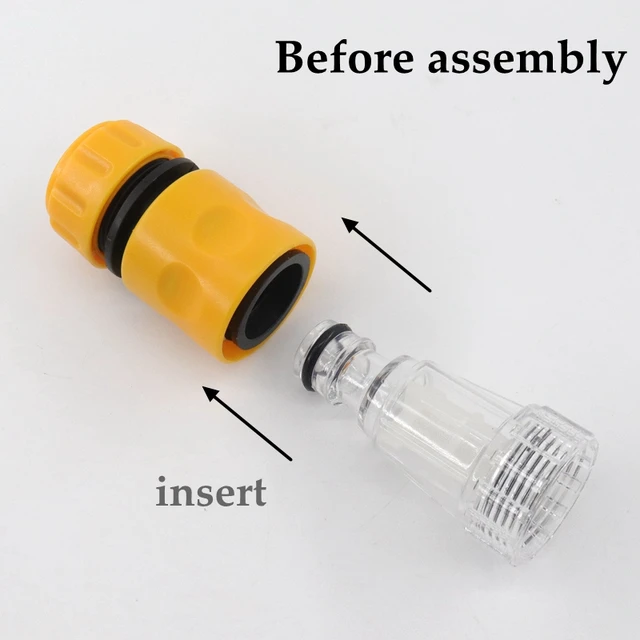 Autómosógép Adapter A Nagynyomású Mosó Vízcsatlakozó Szűrő Gyors Csatlakozás Kerti Tömlőcsövek Illesztése - Image 5