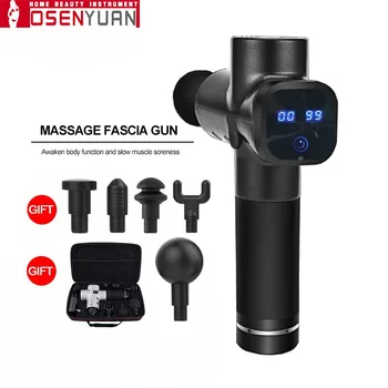 

Massage Gun Massager Multi-frequency Deep Muscle Pain Body Exercising Relaxation Touch Screen LCD Display For Fitness Yoga
