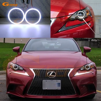 

Excellent Ultra bright COB led angel eyes kit halo rings For LEXUS IS III IS350 IS250 300h ISF 2013 2014 2015 2016 Xenon HD