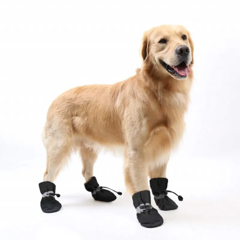 Sapatos antiderrapantes para pets peças, proteção para cães de