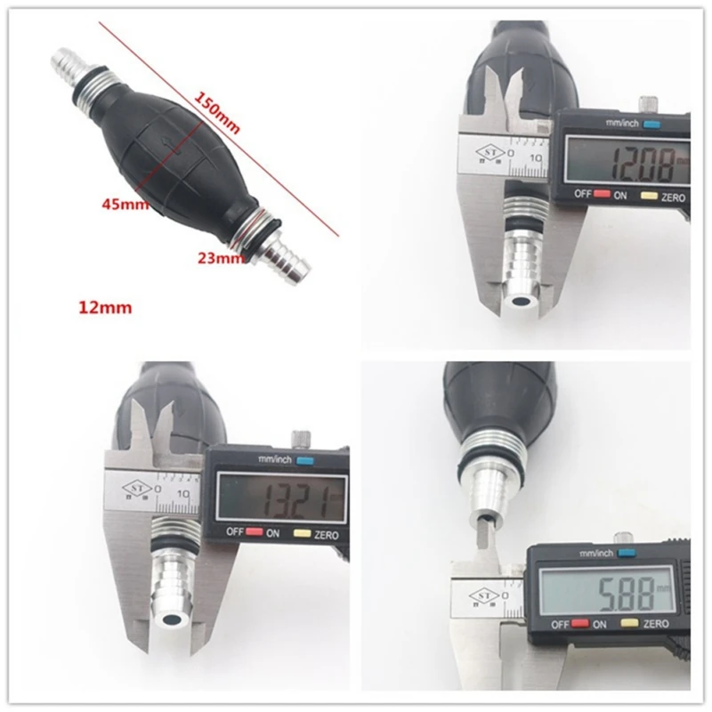 1 шт. топливный насос 6 мм 8 мм 10 мм 12 мм топливный насос алюминиевый ручной топливный насос ручной насос для подвесного морского корабля автомобиля
