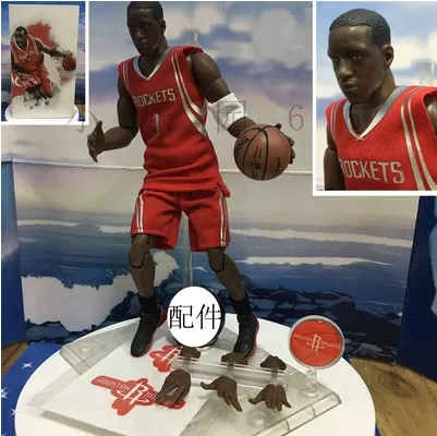 Pvc Action Figure Toys Dolls, 1/9 Basketball Star Figures