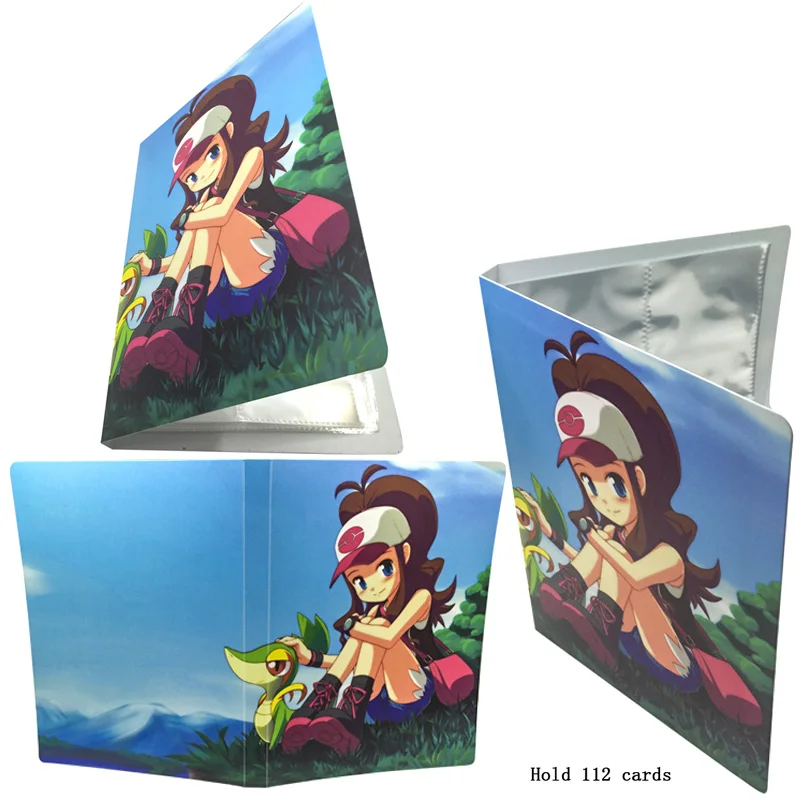 Takara Pokemon Card Album Hold 160/324 Cards Pikachu Table Board Game Toys PTCG Accessories Cards C