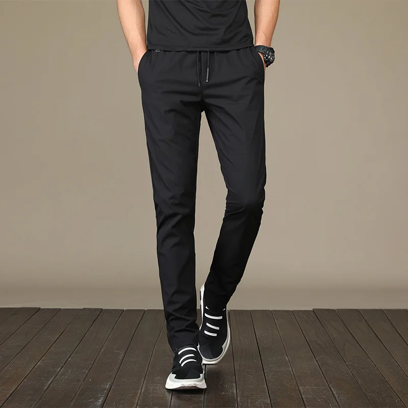 

2019 Spring And Autumn Men's Trousers MEN'S Casual Pants Korean-style Harem Pants Beam Leg Quick-Dry Sports Pants