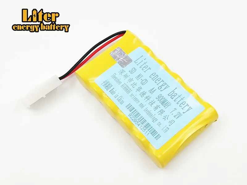 7,2 v 900mah AA battery батарея с зарядным устройством набор для электрических игрушек автомобиль телеробот Лодка на дистанционном управлении Танк L6.2-2P вилка