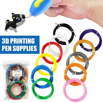 

PCL Filament Refill for Low/Room Temperature 3D Printing Pen Kids Printer 3D Printer Pen Filaments Each Color 5m NK-Shop